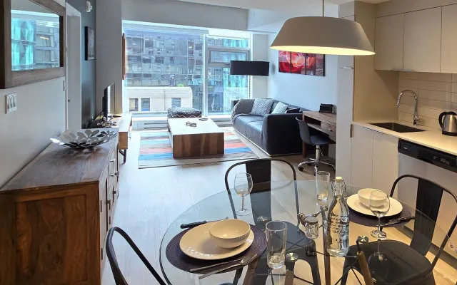 Mosaique1BR en Montreal | Totalmente amueblado | Contrato de alquiler...