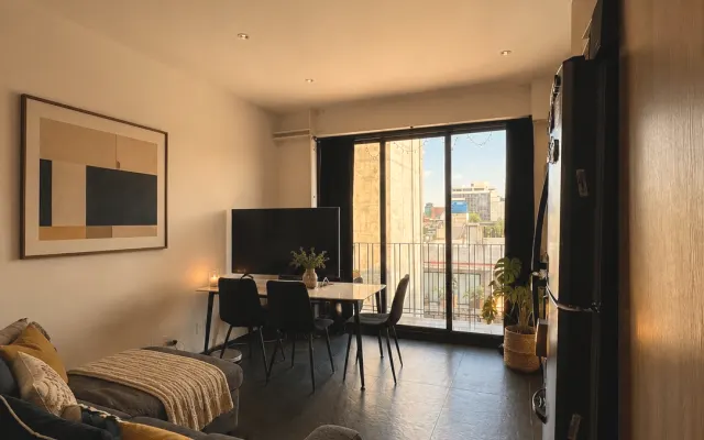 Roma Habitat.
Loft con Balcón en Roma Norte. Excelente ubicación