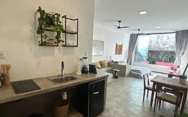 Loft con auto di fronte alla spiaggia a Rio Vermelho
