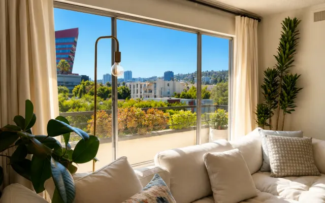 Private Room & Bath in the Heart of WeHo • Amazing Views-rarely home