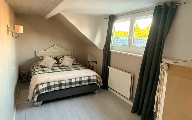 A very nice room in a quiet setting with a garden