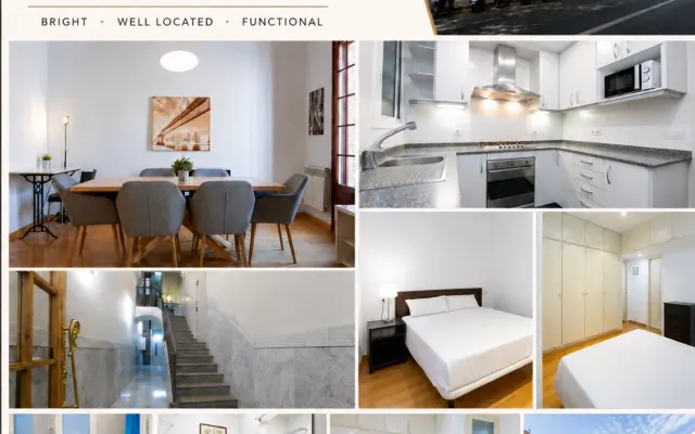 No coração do Eixample — tranquilo e espaçoso — apartamento com 2...
