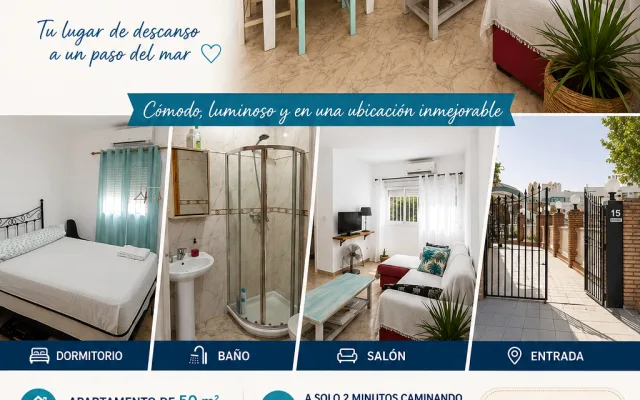 Wohnung Brisa, La carihuela Torremolinos Strand und Zentrum
