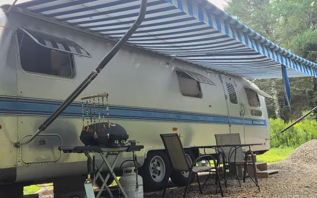 Vintage Airstream Excella Located in a Private Setting