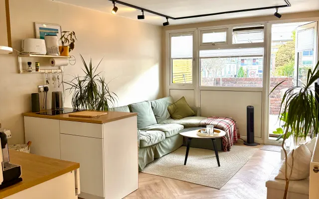 Calm Double room with Bicycle hire