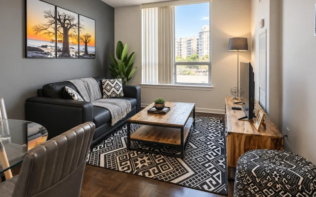 O Foresite 1BR+DEN em Markham | Tudo incluído | Estadia semanal