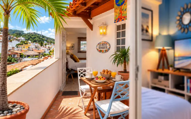 Le Petit Bonheur • Ruhig • Dachterrasse • 3 Minuten zum Strand
