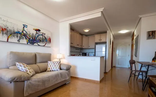 Studio naturiste à Vera Playa avec piscine chauffée.