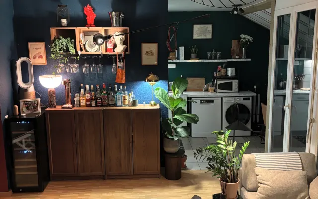 Chambre privée dans un appartement design
