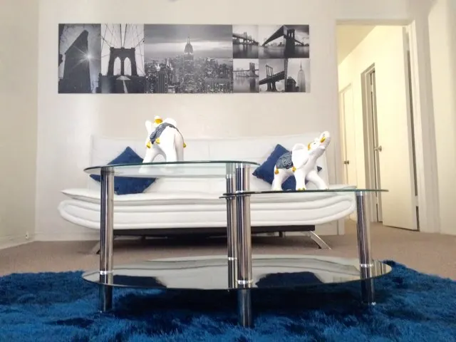 Schlafsofa im Wohnzimmer - Foto 1