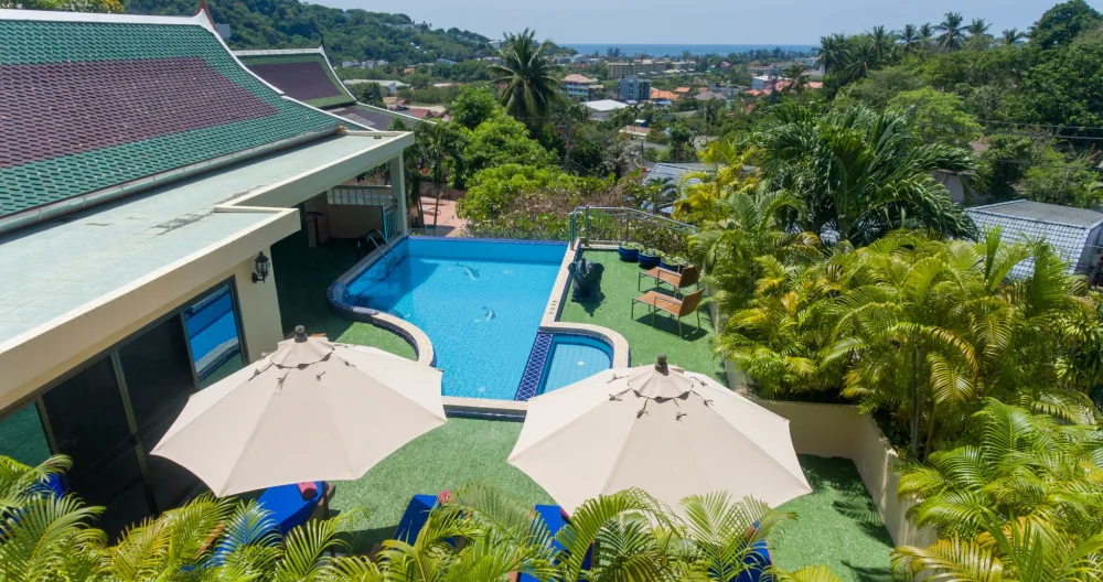 Luxuriöse 4-Bett-Villa mit Meerblick, Pool, Chefkoch, Frühstück, Concierge. - Foto 1
