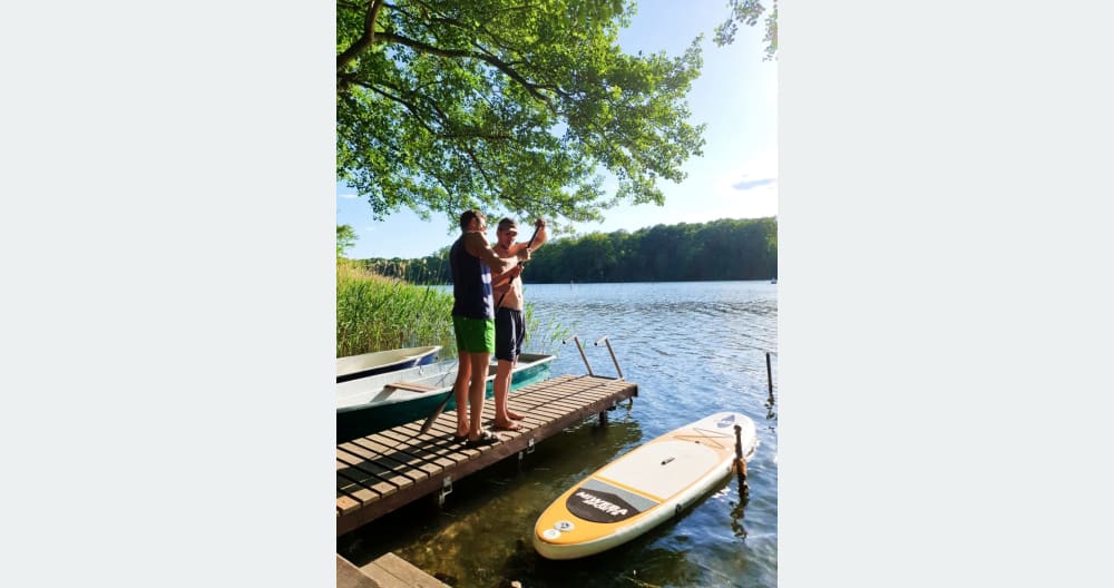 Grüne Oase - Blockhütte am wunderschönen Bötzsee - Foto 1