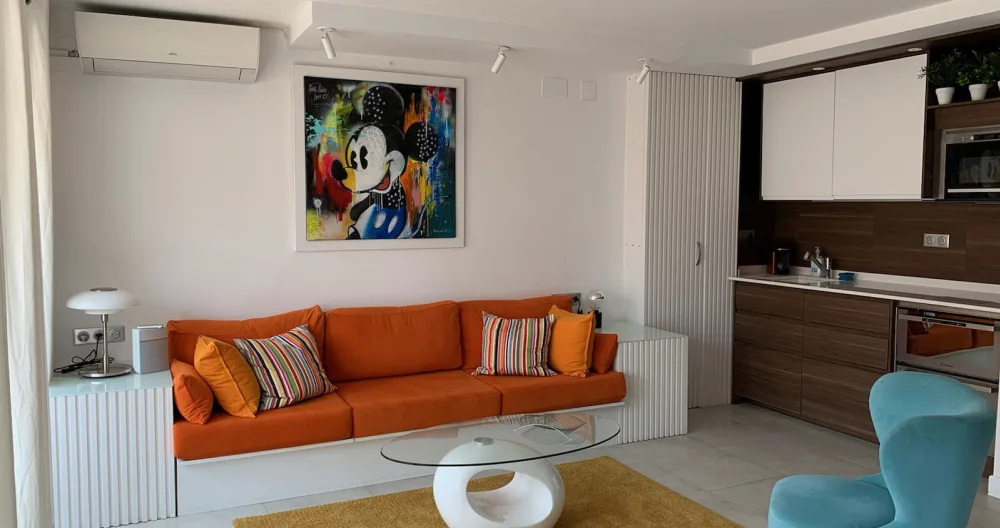 Very nice studio, in the village center, beach at 50m - Picture 1