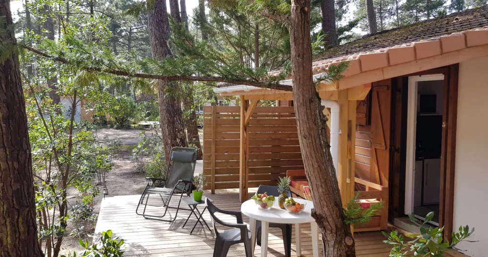 Studio terrasse 15.2.B village naturiste 4 * La Jenny - Photo 1