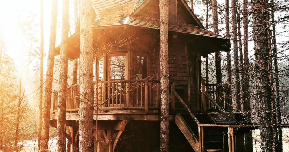 Cedar Treehouse mit allen Annehmlichkeiten mit Schwimmteichen und Wandern - Foto 1