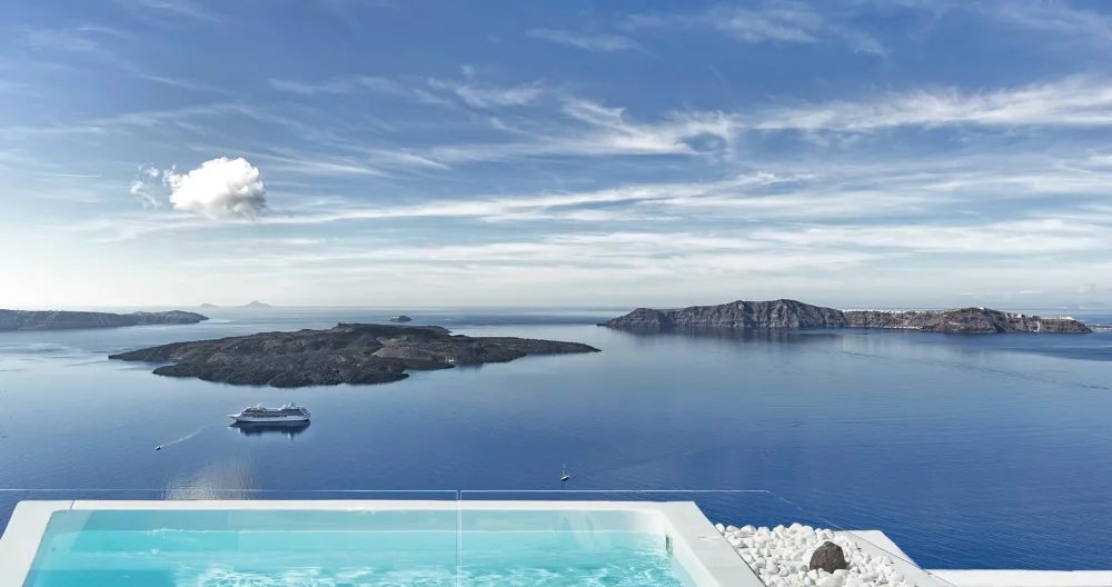 Private villa with Caldera view and heated Jacuzzi - Foto 1