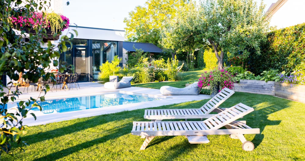 Gemütliches Holzzimmer auf dem Land mit Pool - Foto 1