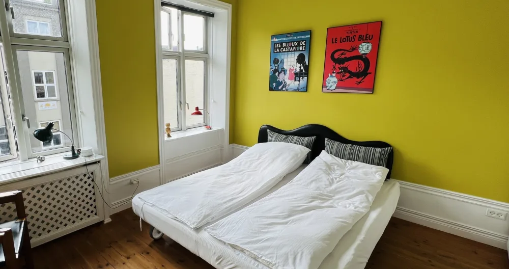 Lasse's listing on misterb&b - Double bed with extra topmadras