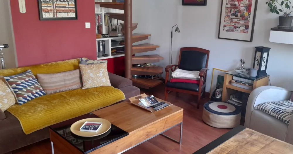 Camera da letto soppalcata in appartamento di 70m2 con terrazza di 10m2 - Foto 2