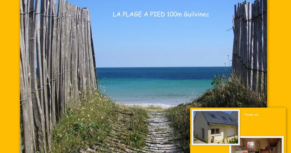 "LA PLAGE A PIED " 100m ~ Guilvinec ~ BRETAGNE - Foto 1