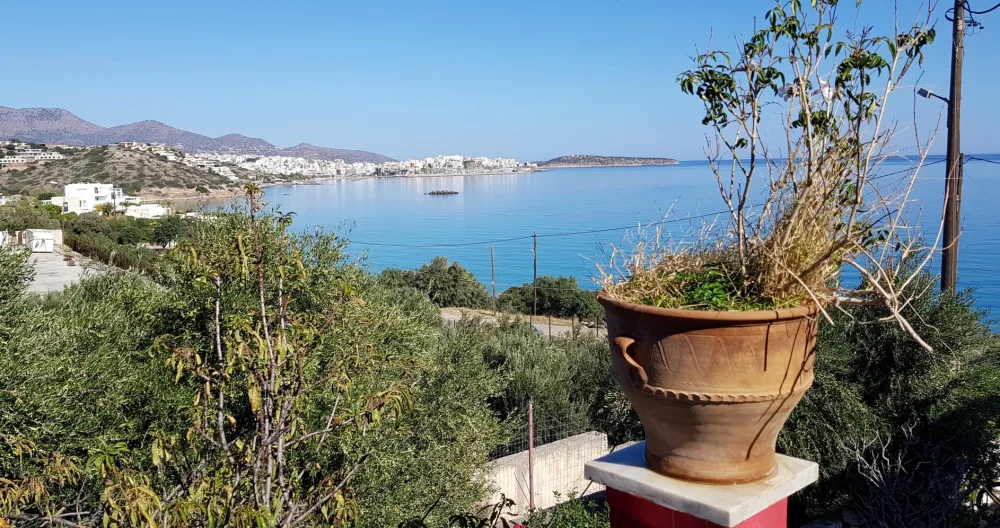 Anúncio de Yannis em misterb&b - Vie of Mirabello Bay from the balcony
