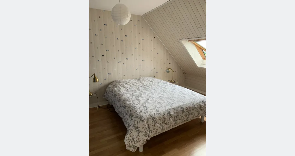 Large bedroom with private bathroom - Picture 1
