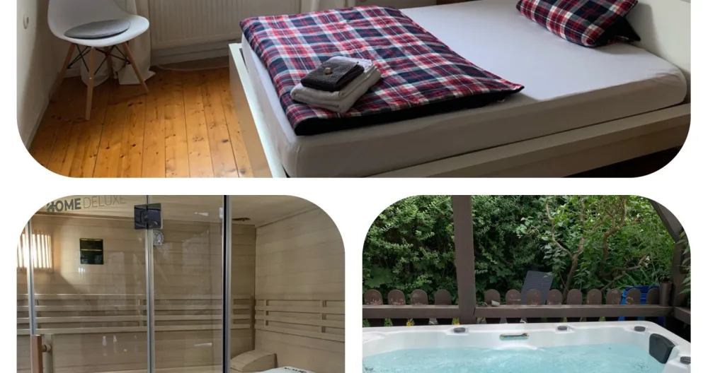  Schönes Gästezimmer (Zi. 1) - Kleidung optional - Garten und Jacuzzi - Foto 1