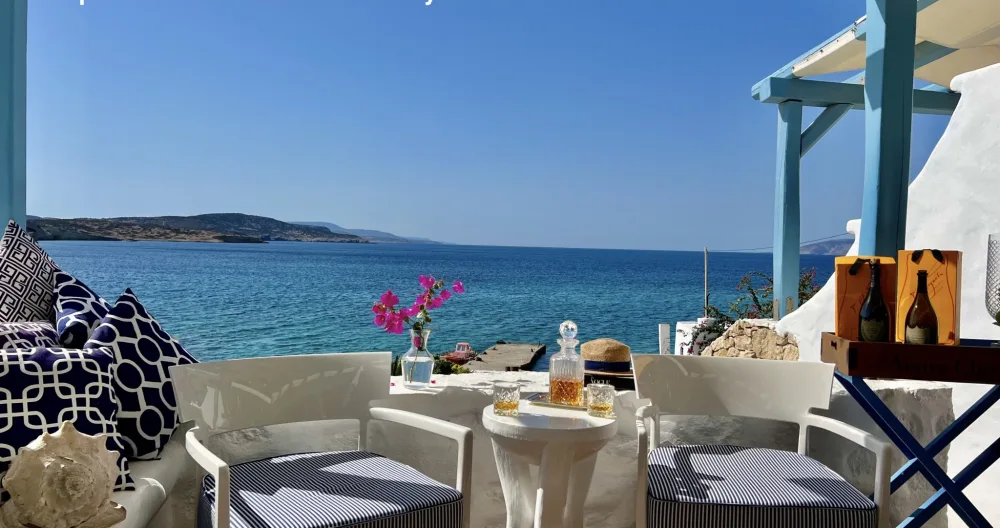Villa Azure - Idyllic beachfront Villa on the Aegean Sea - Picture 1
