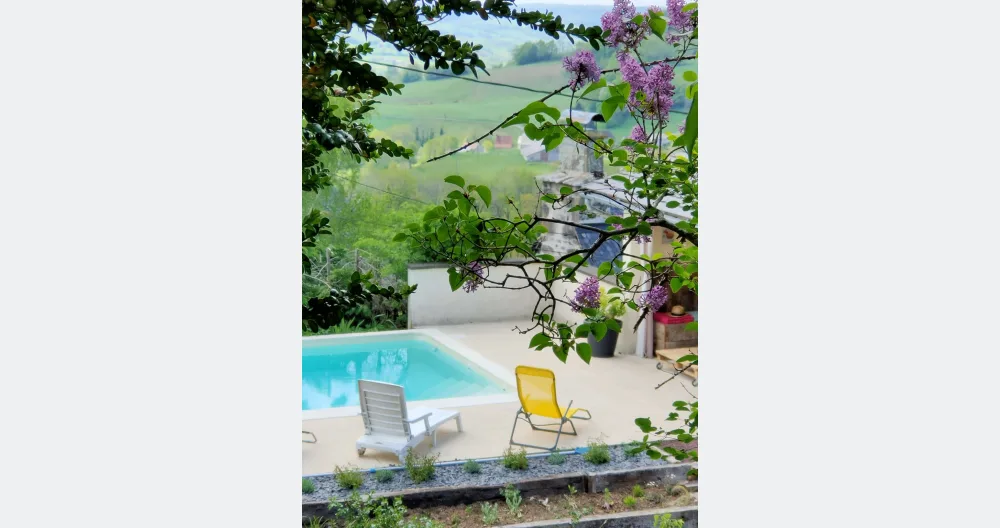 Ferienhaus mit privatem Pool und ohne Visavis - Foto 1