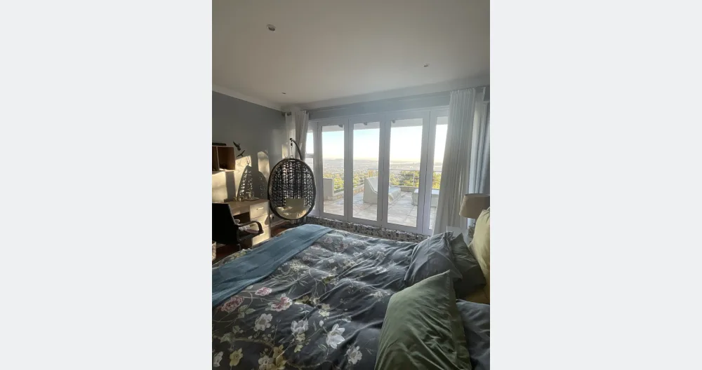 Hannes's listing on misterb&b - Bedroom 3, views over upper patio, stacking doors