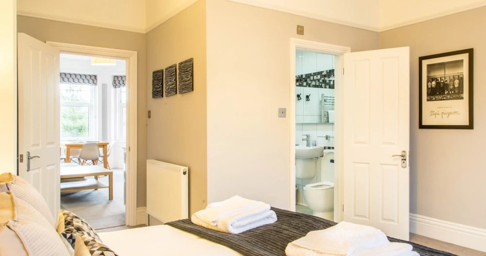 Appartement-Luxus-Ensuite mit Dusche-Gartenblick-Appartement 3 - Foto 3