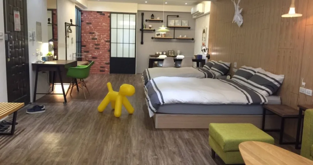 Loft pour 6 personnes près de XiMen MRT - le meilleur quartier gay de Taipei - Photo 2