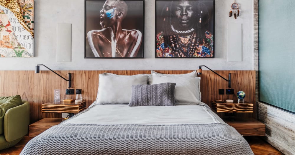 L'annuncio di OBO su misterb&b - Bed, with Artwork by Beto Gatti