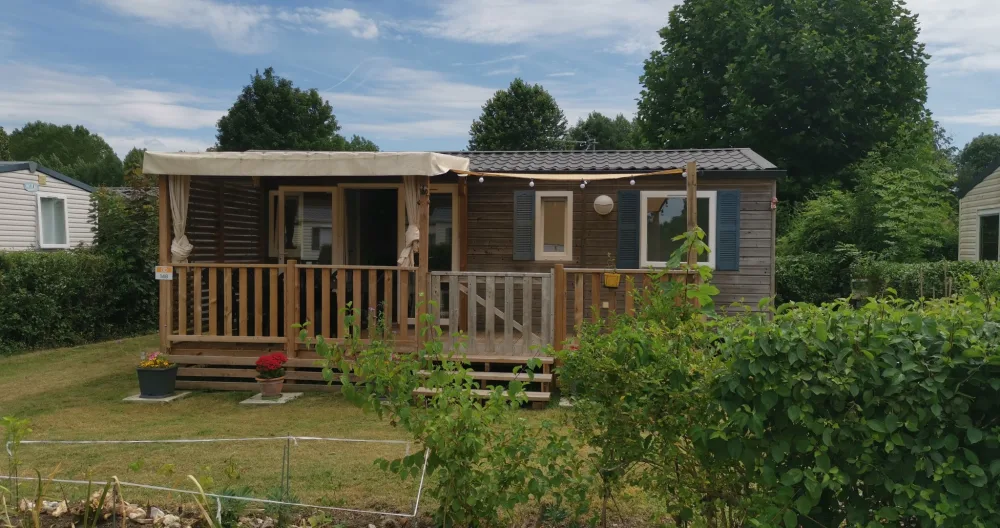 Chalet 6 Personen, Waschmaschine, Klimaanlage, TV, Wi-Fi 3* Familiencampingplatz - Foto 1