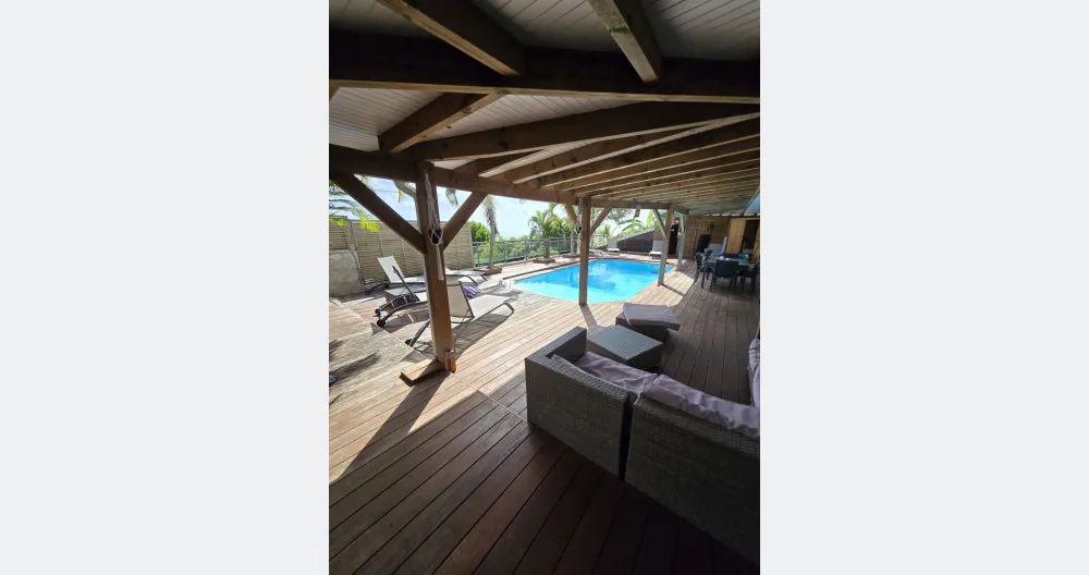 Villa mit 3 Schlafzimmern und privatem Pool mit Blick auf das karibische Meer. - Foto 2