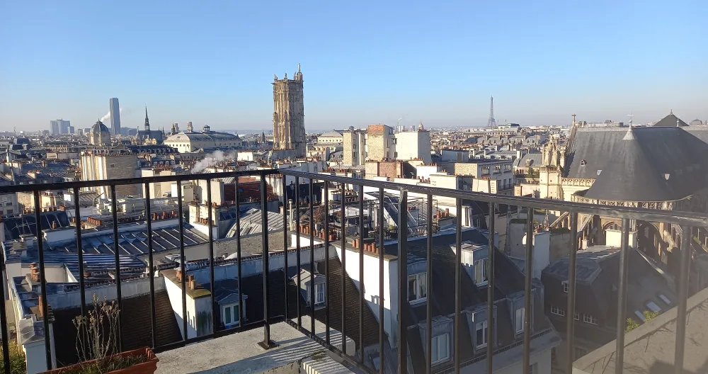 Parigi centro Terrazza appartamento 360° vista Marais Hôtel de Ville - Foto 1