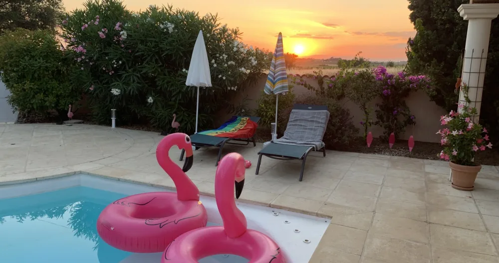 Villa Flamingo - Gay b&b by the Mediterranean! Room: Pool - Picture 1