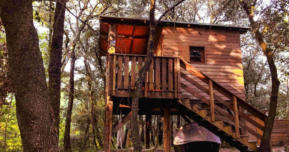 La Cabane Um ninho empoleirado onde os sonhos voam entre o céu e a terra - Foto 7
