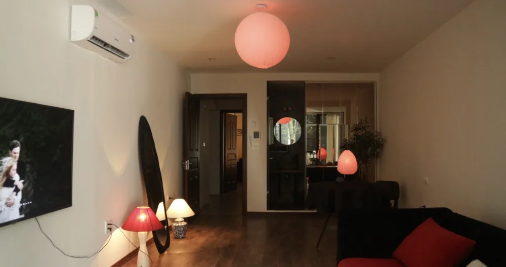 Tangerines Inserat auf misterb&b - a spacious living room that can be used as a third sleeping area