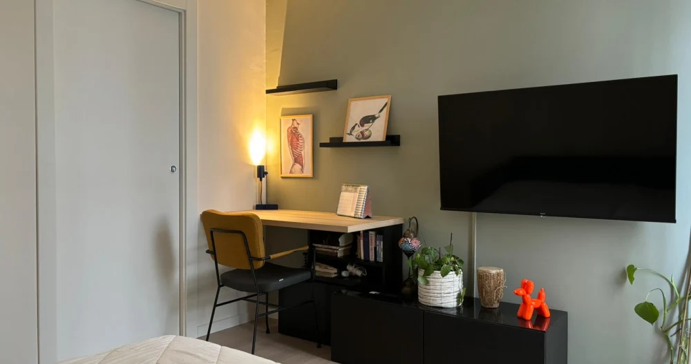 Quarto privado num apartamento novo e moderno - Foto 2