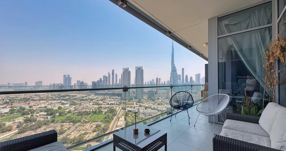 Blick auf den Burj Khalifa | Stilvolle 1BR in DIFC - Foto 1