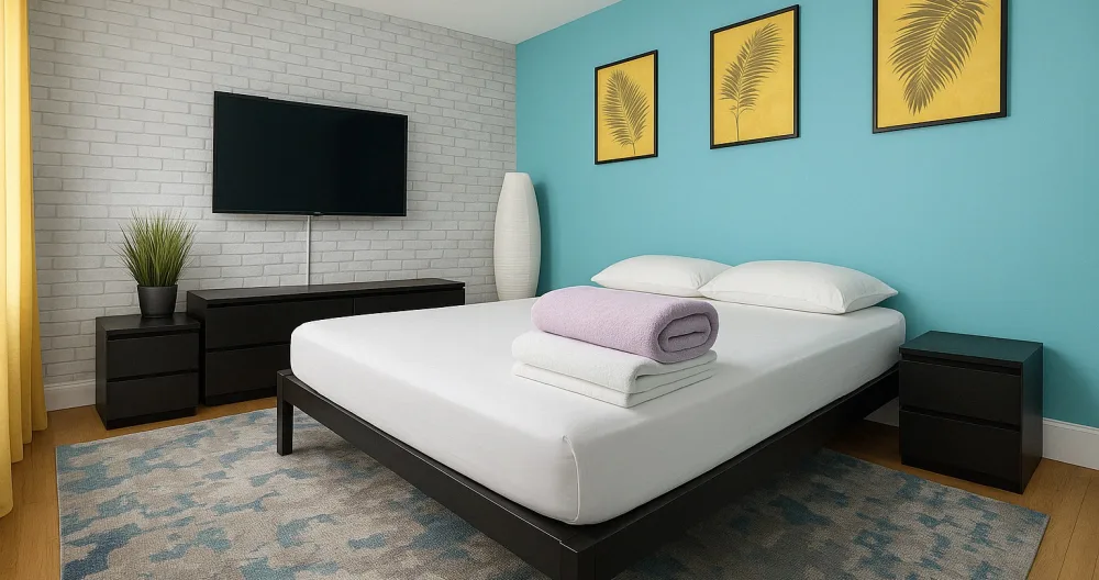 Habitación de estilo azul - Foto 1