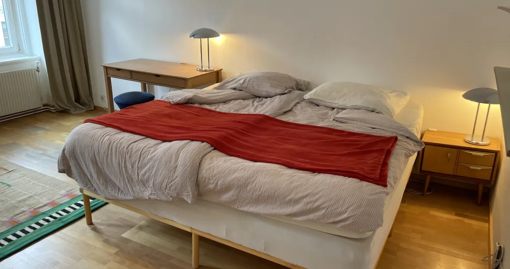 Ampia e accogliente camera privata in un grande appartamento - Foto 1