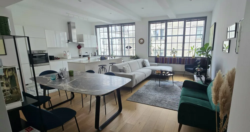 Big room w/private bath in stylish 130m² flat Brussels centre/gay area - Photo 2