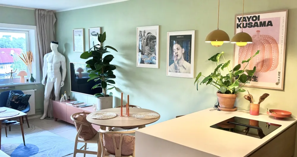 L'annuncio di Espen su misterb&b - 🪴Stue og kjøkken (utgang til veranda)