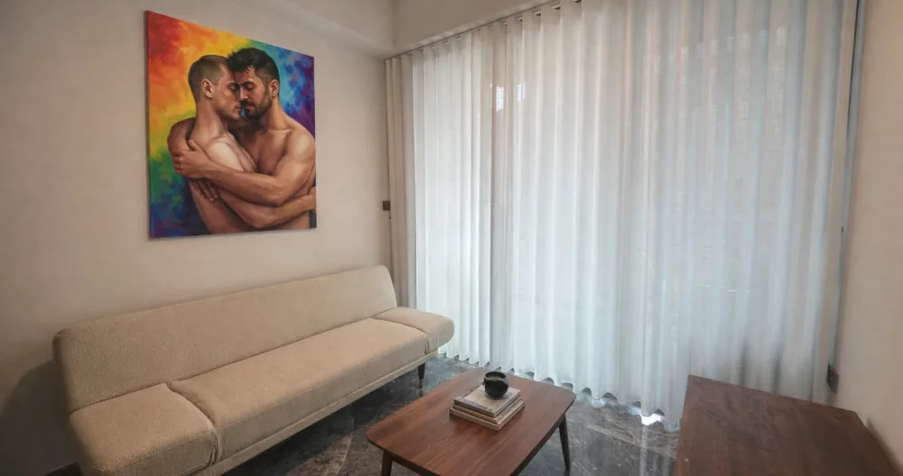 L'annuncio di Stephen su misterb&b - Living room