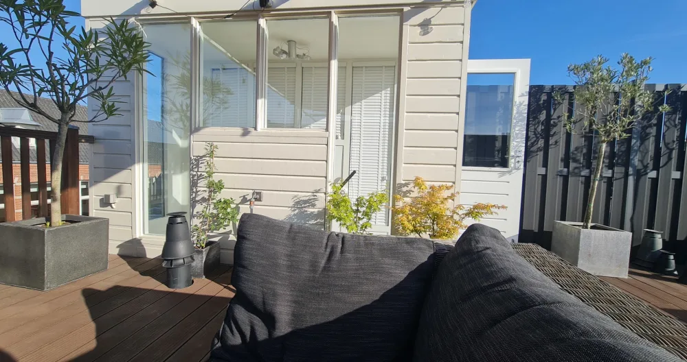 Daniel's listing on misterb&b - Your private Roof terrace on level 5 with direct access from your bedroom.