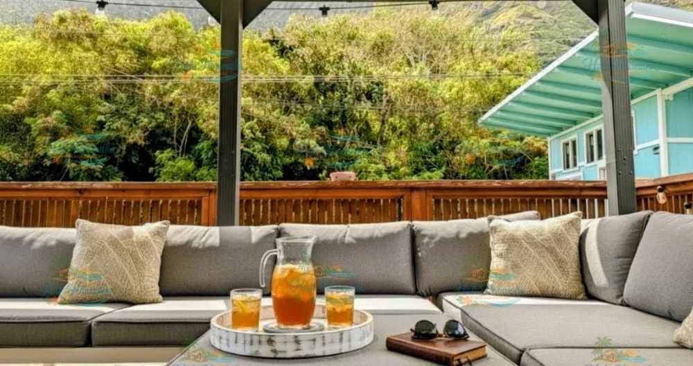 Mateo's listing on misterb&b - Take a seat on the covered Lanai and start relaxing right away