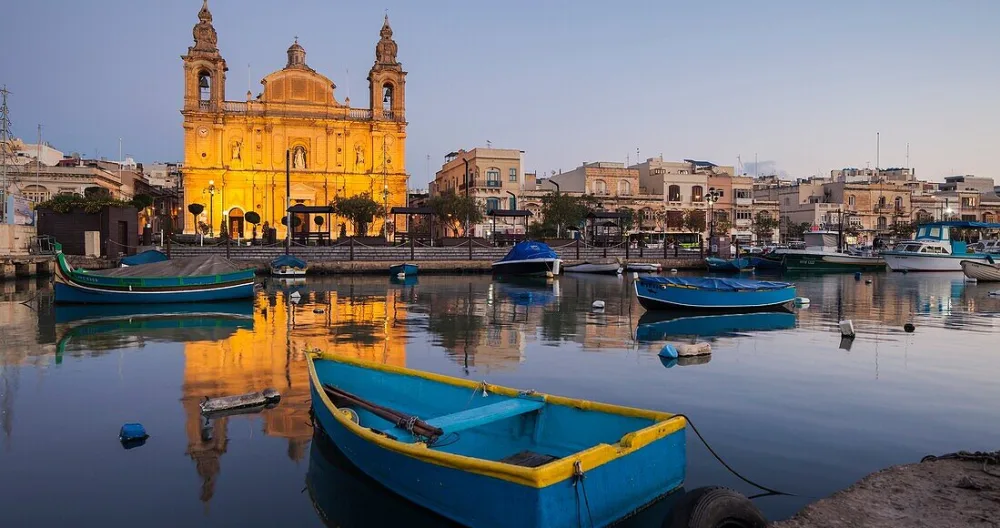 Helle skandinavische Wohnung mit Blick auf Msida Marina - Foto 5
