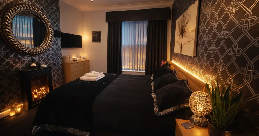 Howard's listing on misterb&b - Room 1. With Garden view and King sized bed.